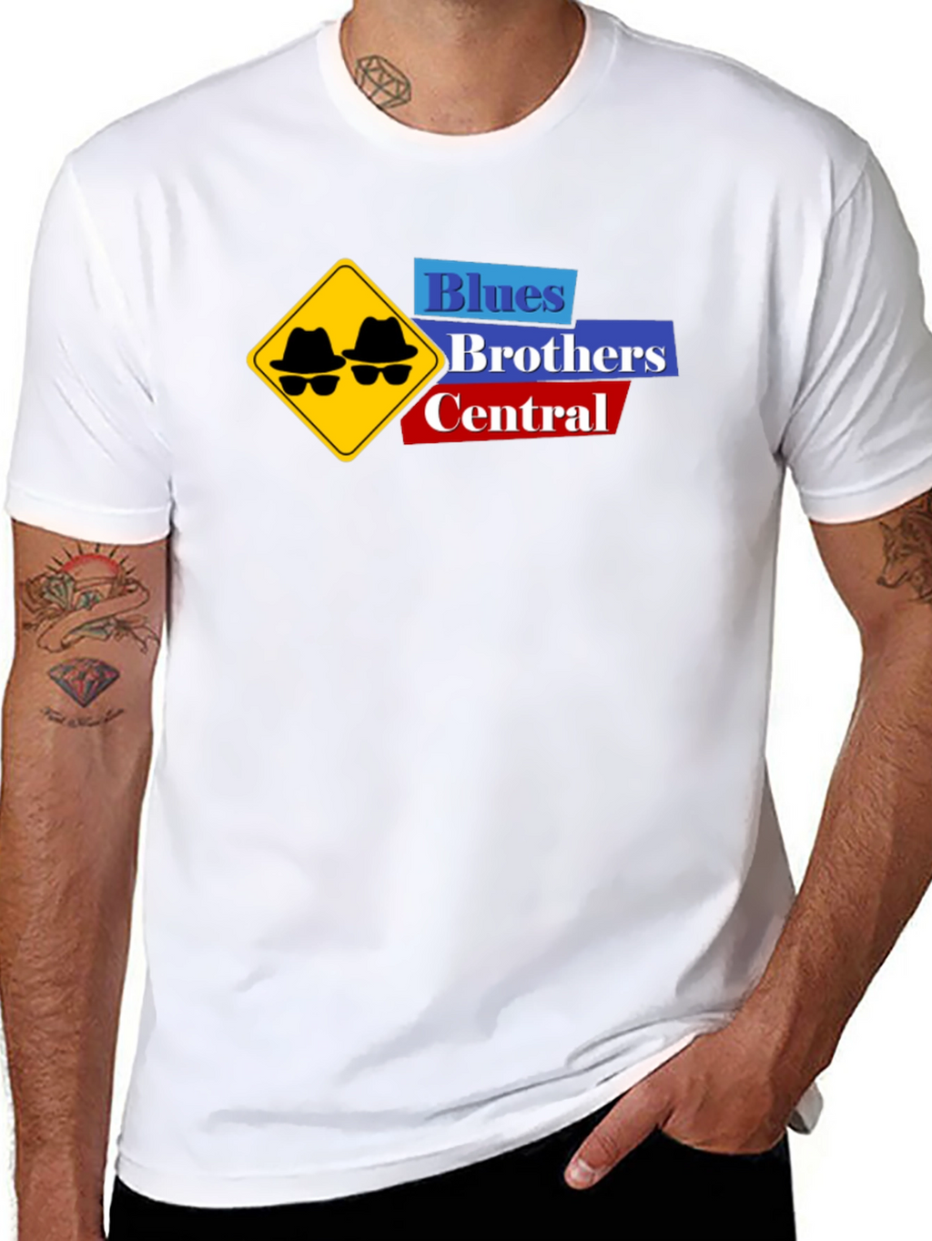 Blues Brothers Central Black T-Shirt