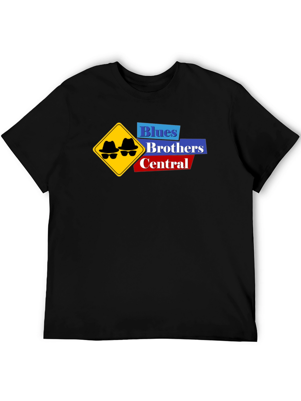 Blues Brothers Central Black T-Shirt