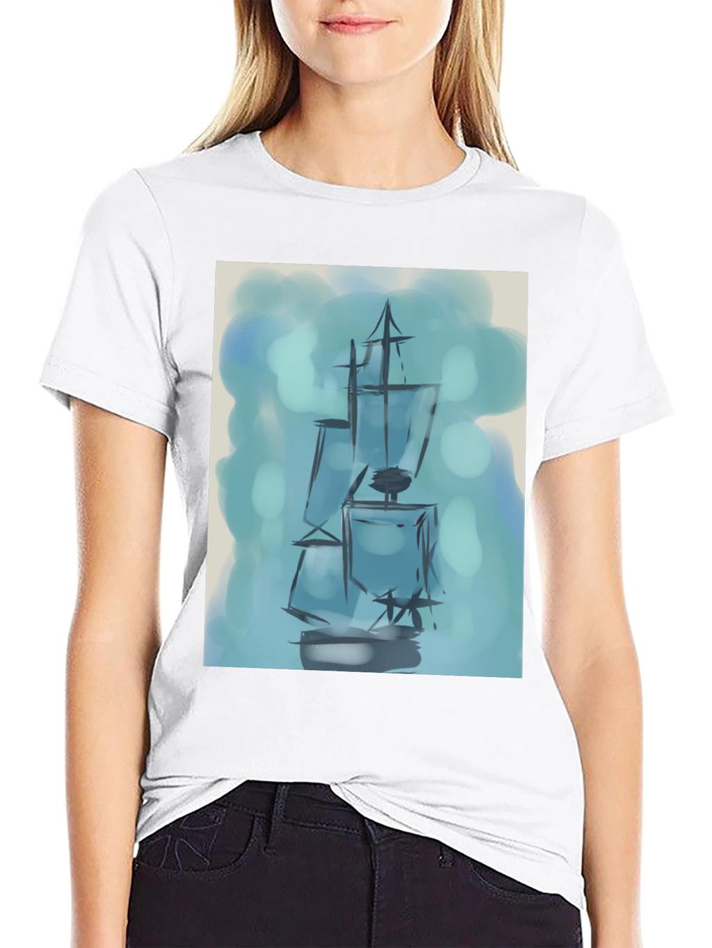 Nautical Ship Graphic Tee