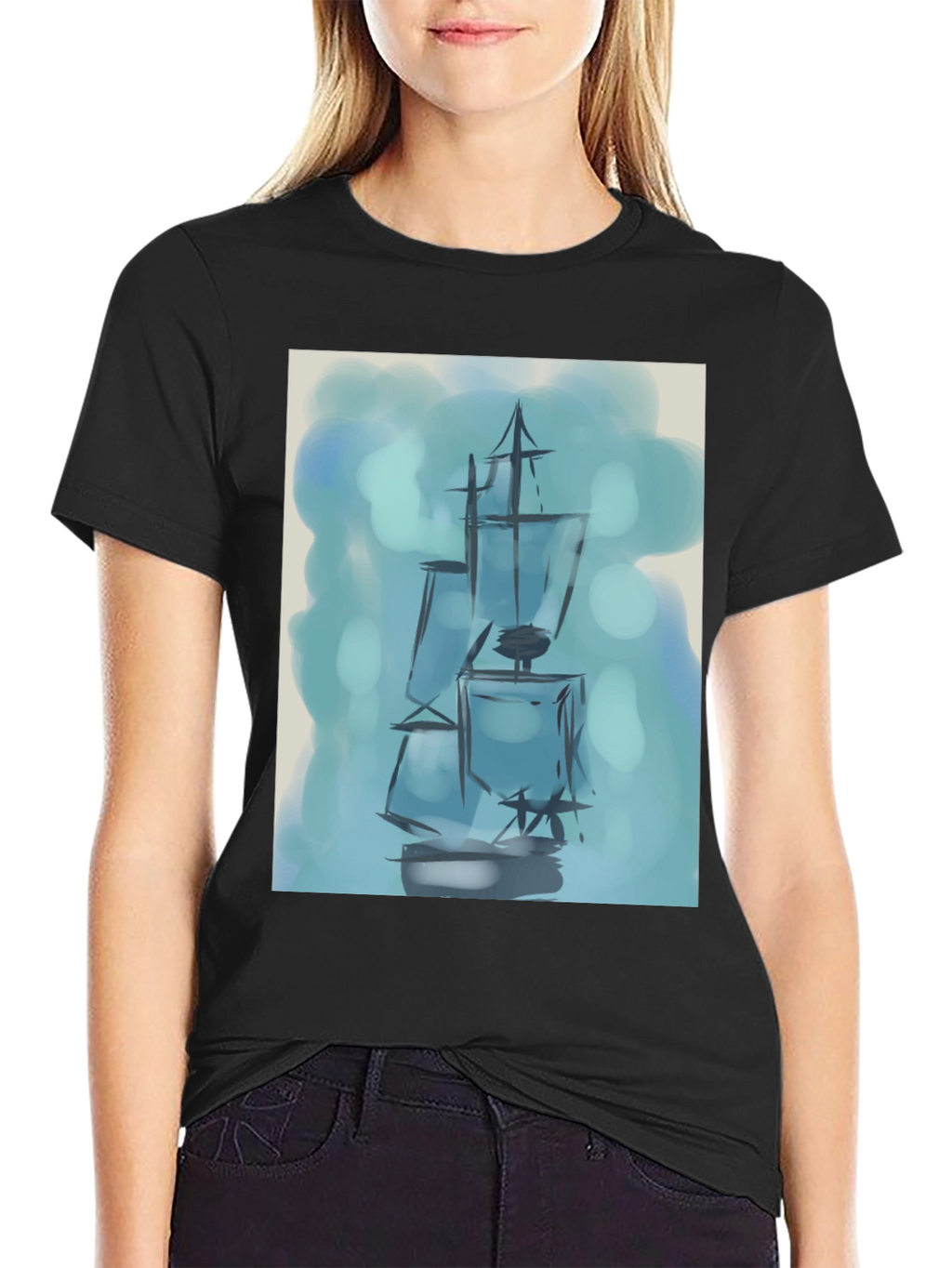 Nautical Ship Graphic Tee