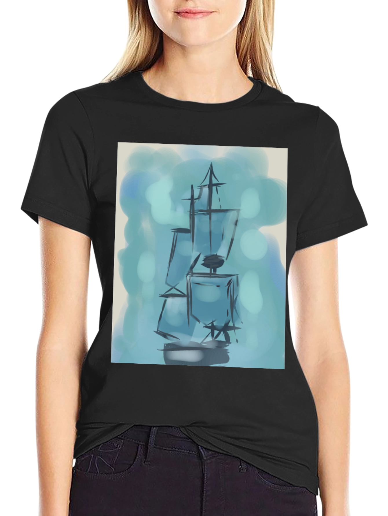 Nautical Ship Graphic Tee