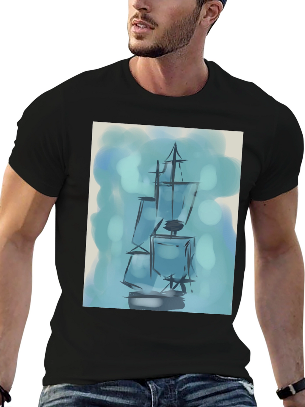 Nautical Ship Graphic Tee