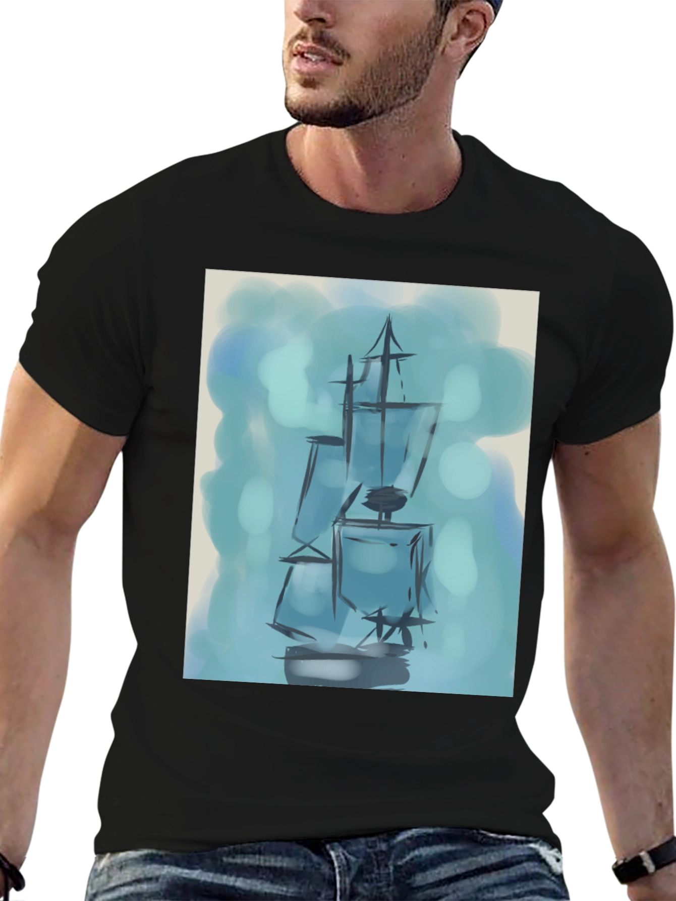 Nautical Ship Graphic Tee