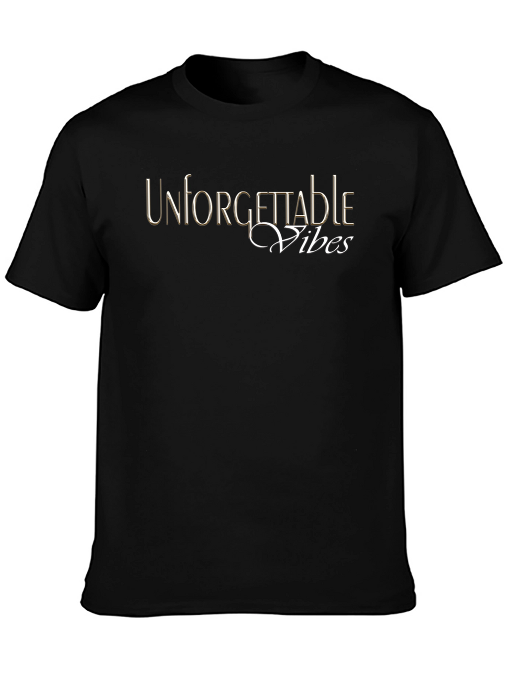 Unforgettable Vibes Black Graphic Tee