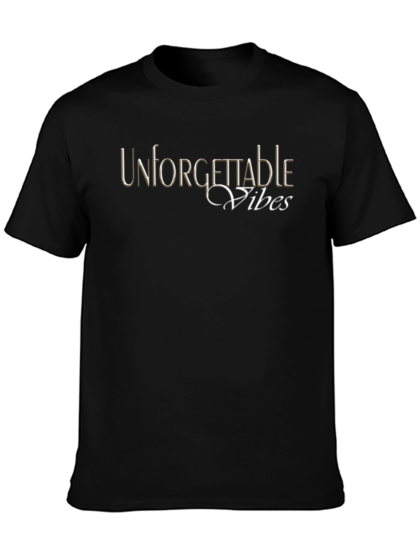 Unforgettable Vibes Black Graphic Tee