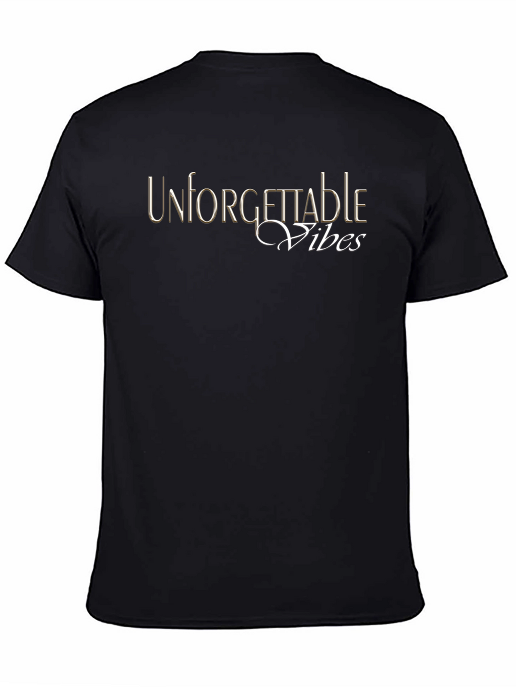 Unforgettable Vibes Black Graphic Tee