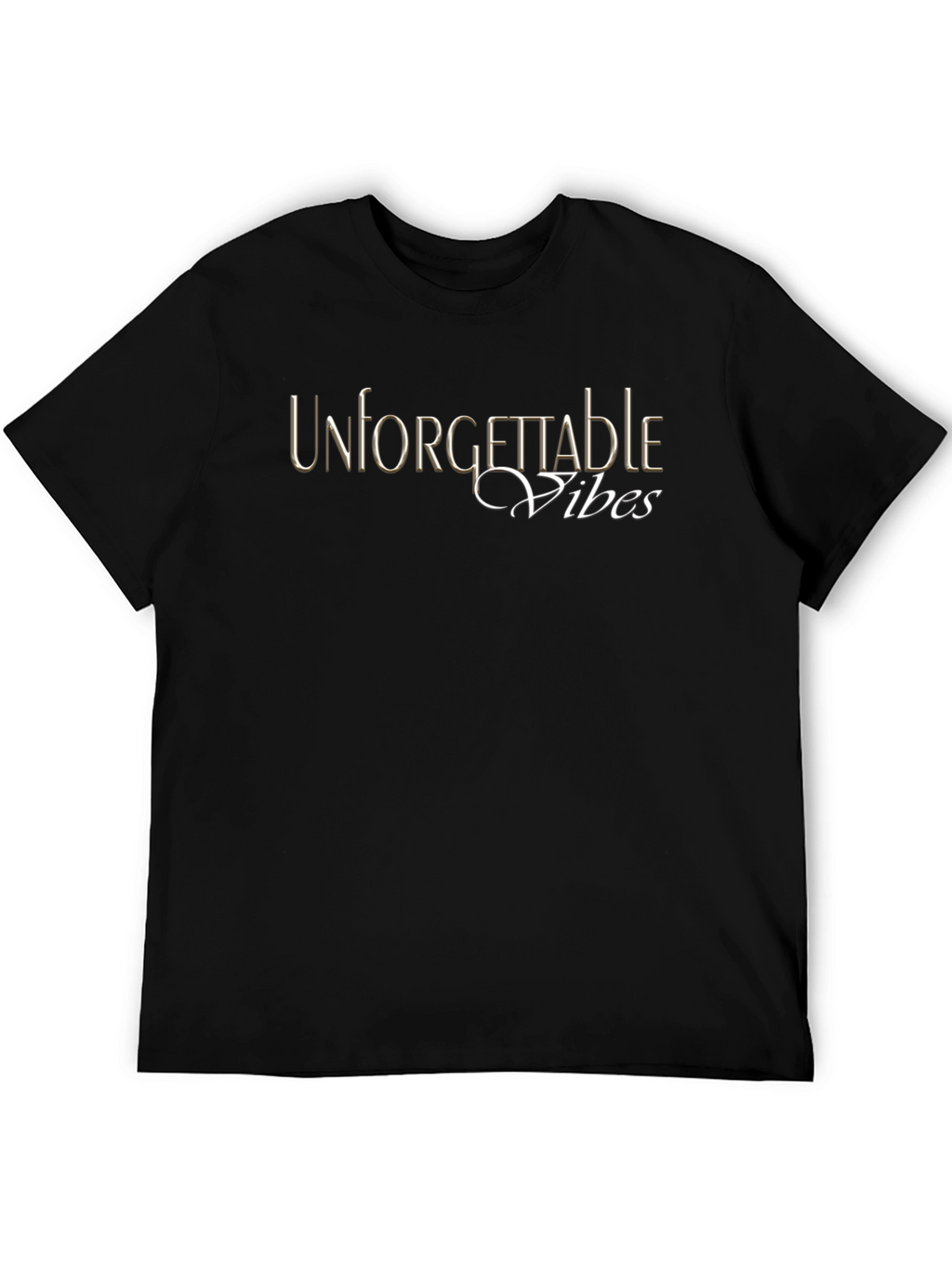 Unforgettable Vibes Black Graphic Tee