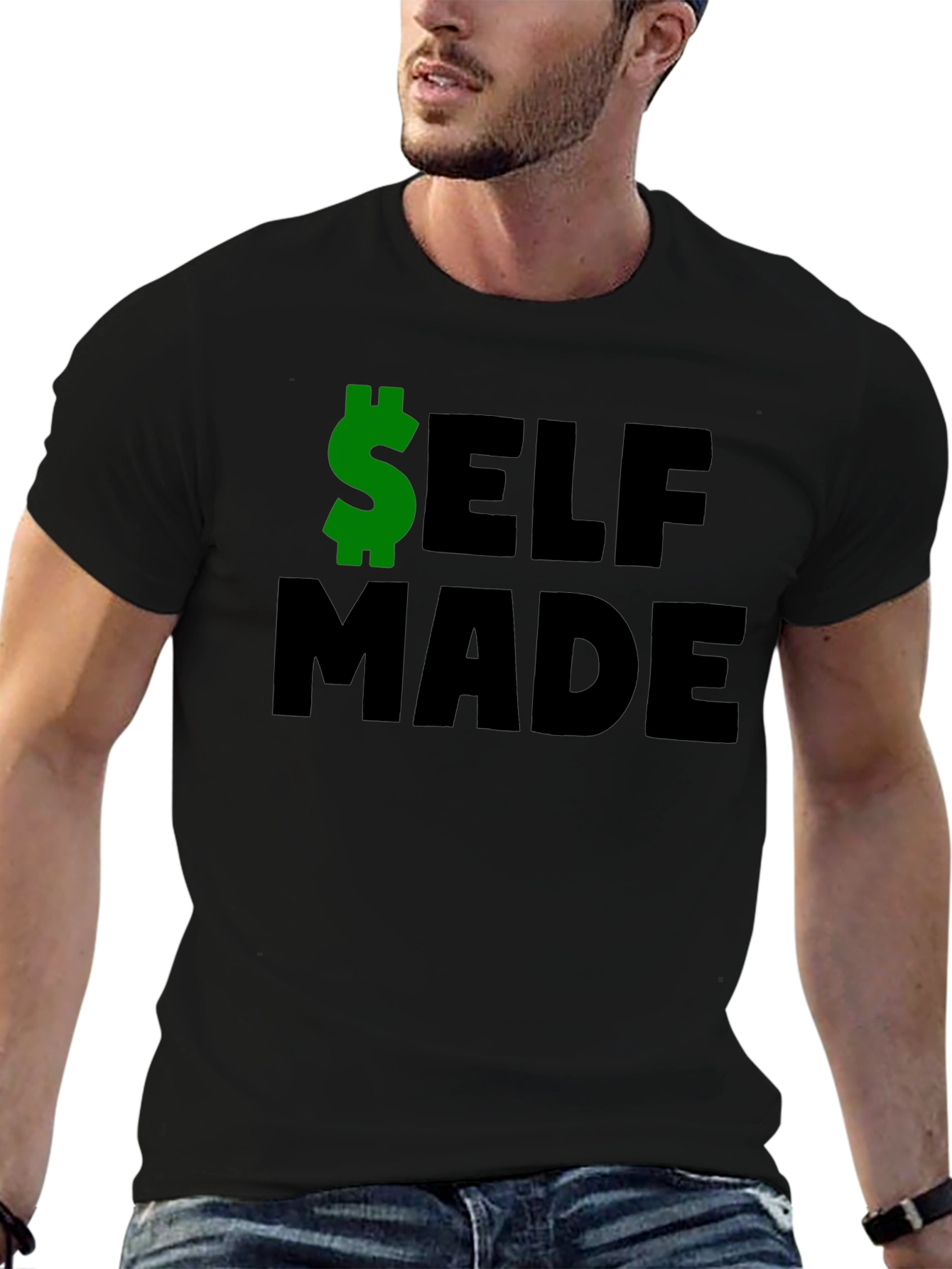 Self Made Graphic Tee - Bold Statement Shirt