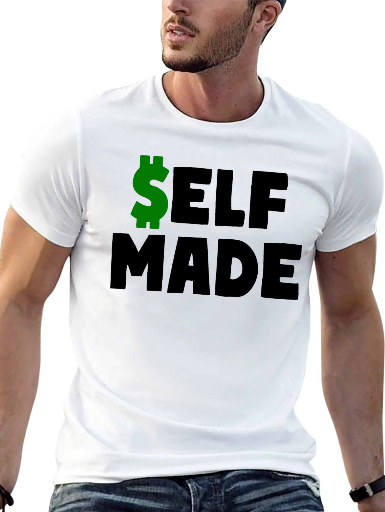 Self Made Graphic Tee - Bold Statement Shirt
