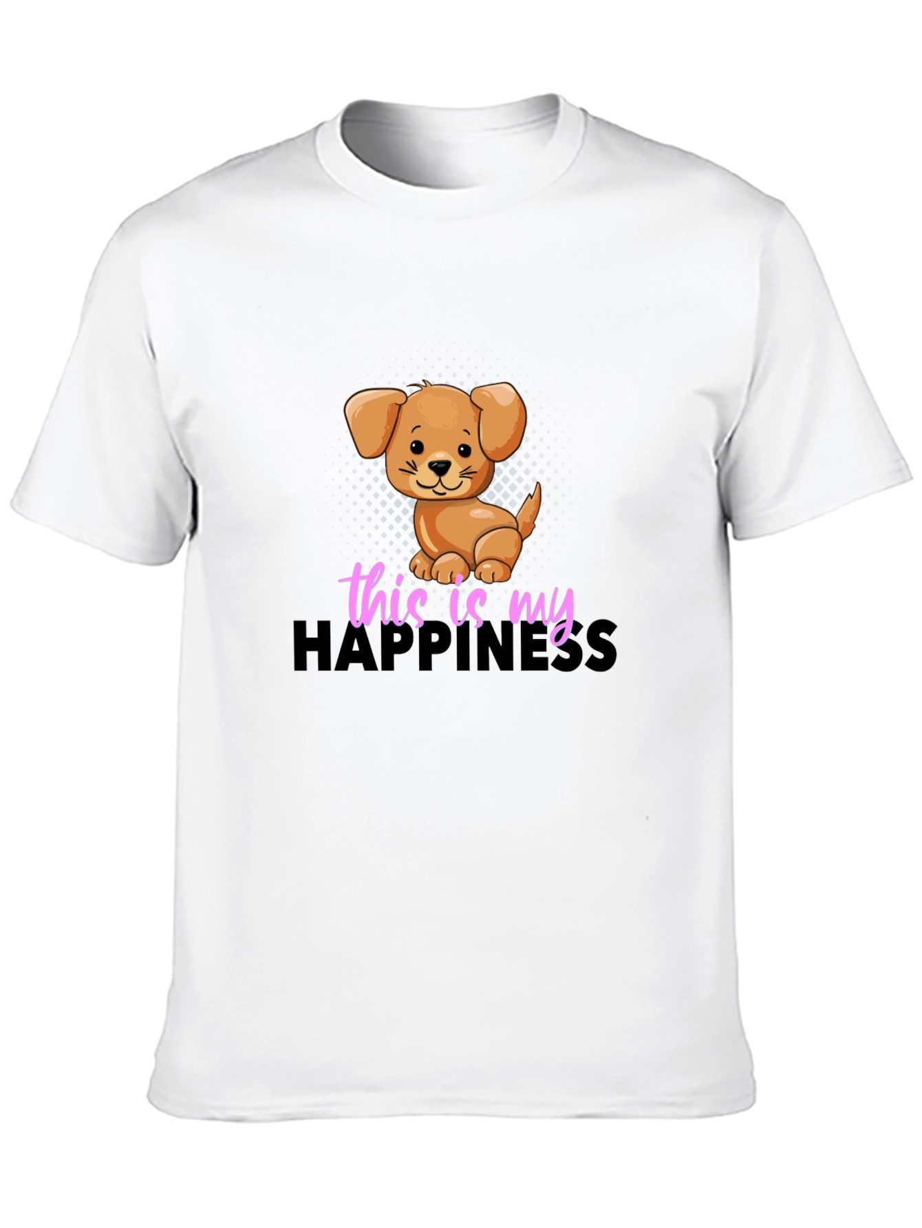 Dog Lover T-Shirt - This Is My Happiness