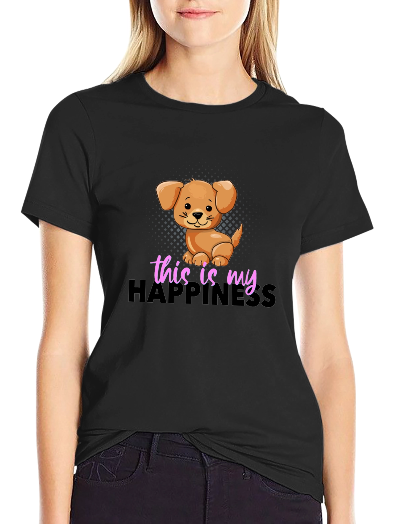Dog Lover T-Shirt - This Is My Happiness