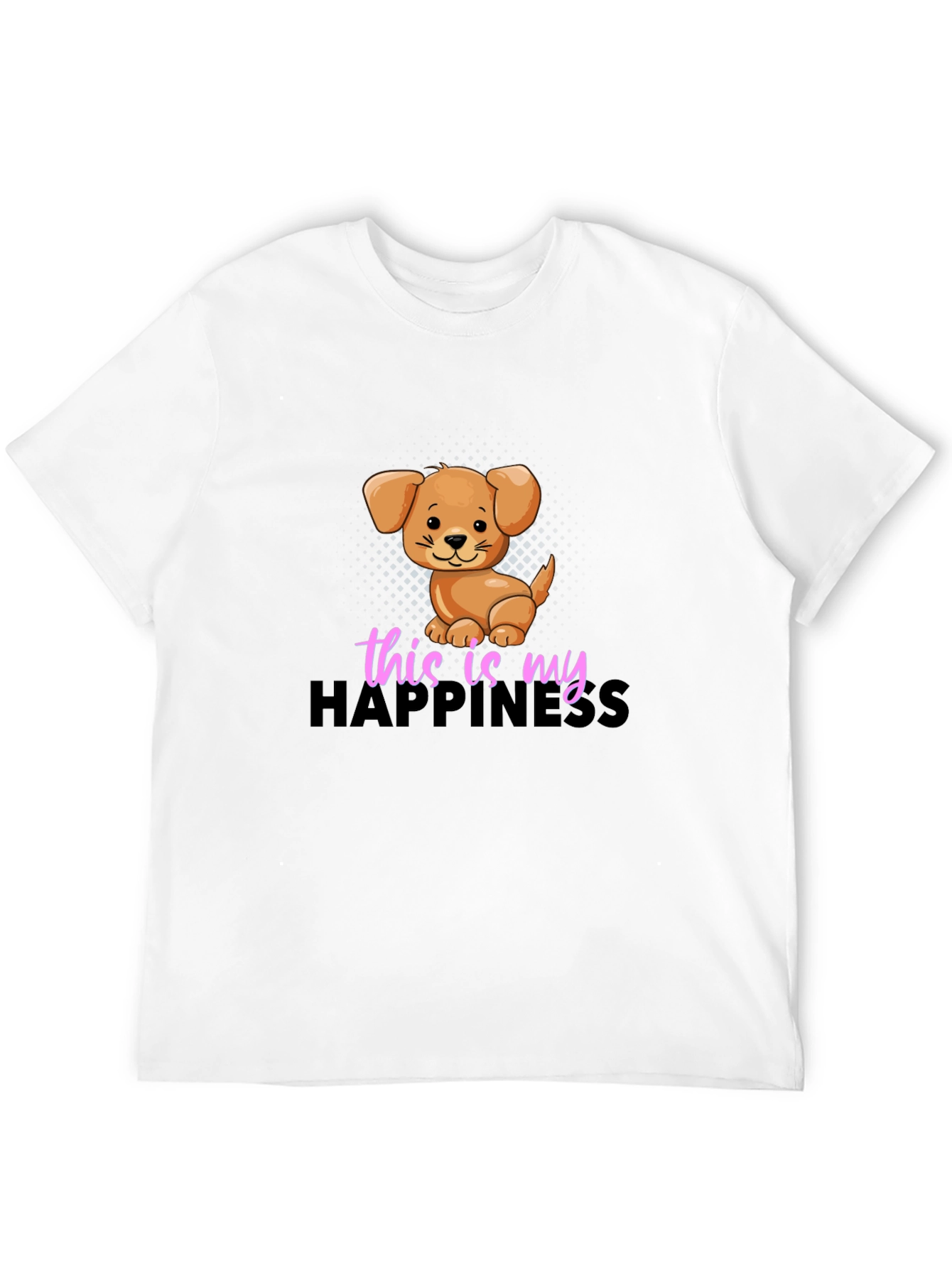 Dog Lover T-Shirt - This Is My Happiness