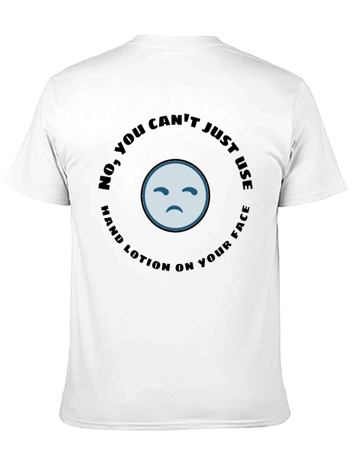 Funny Hand Lotion Graphic Tee - Unisex Cotton T-Shirt