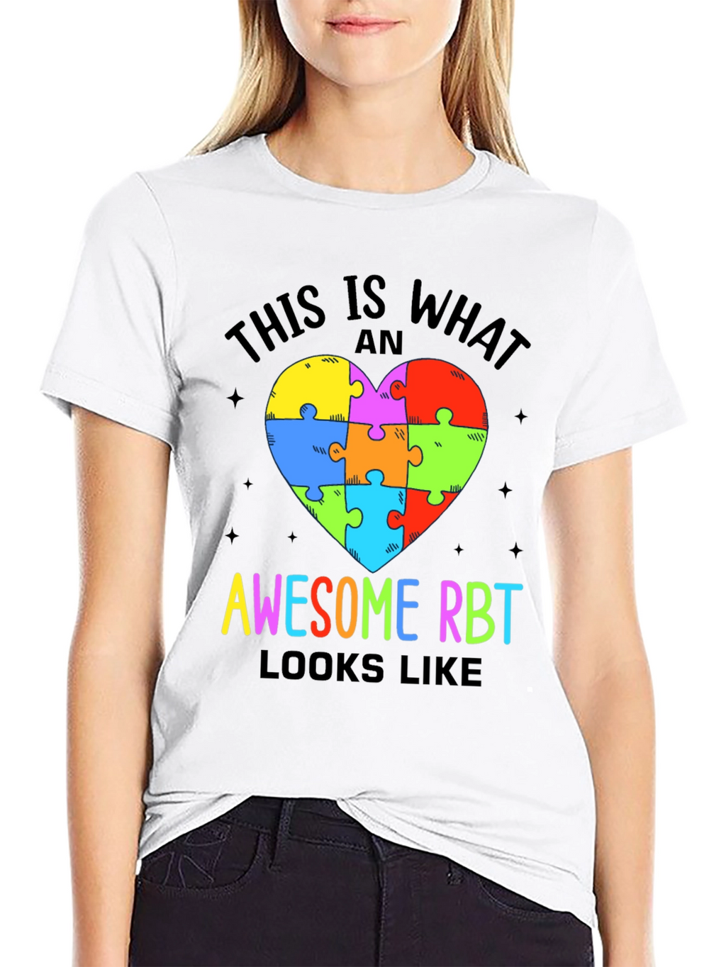 Awesome RBT Puzzle Heart T-Shirt