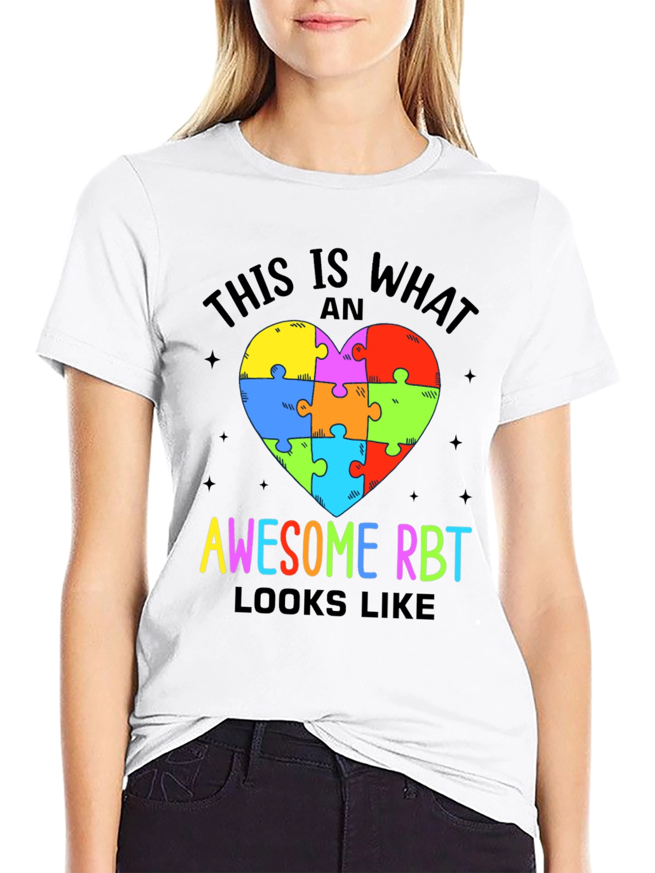 Awesome RBT Puzzle Heart T-Shirt