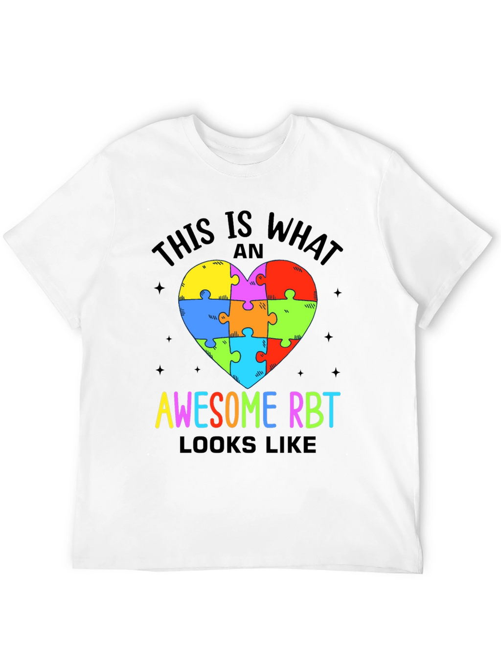 Awesome RBT Puzzle Heart T-Shirt