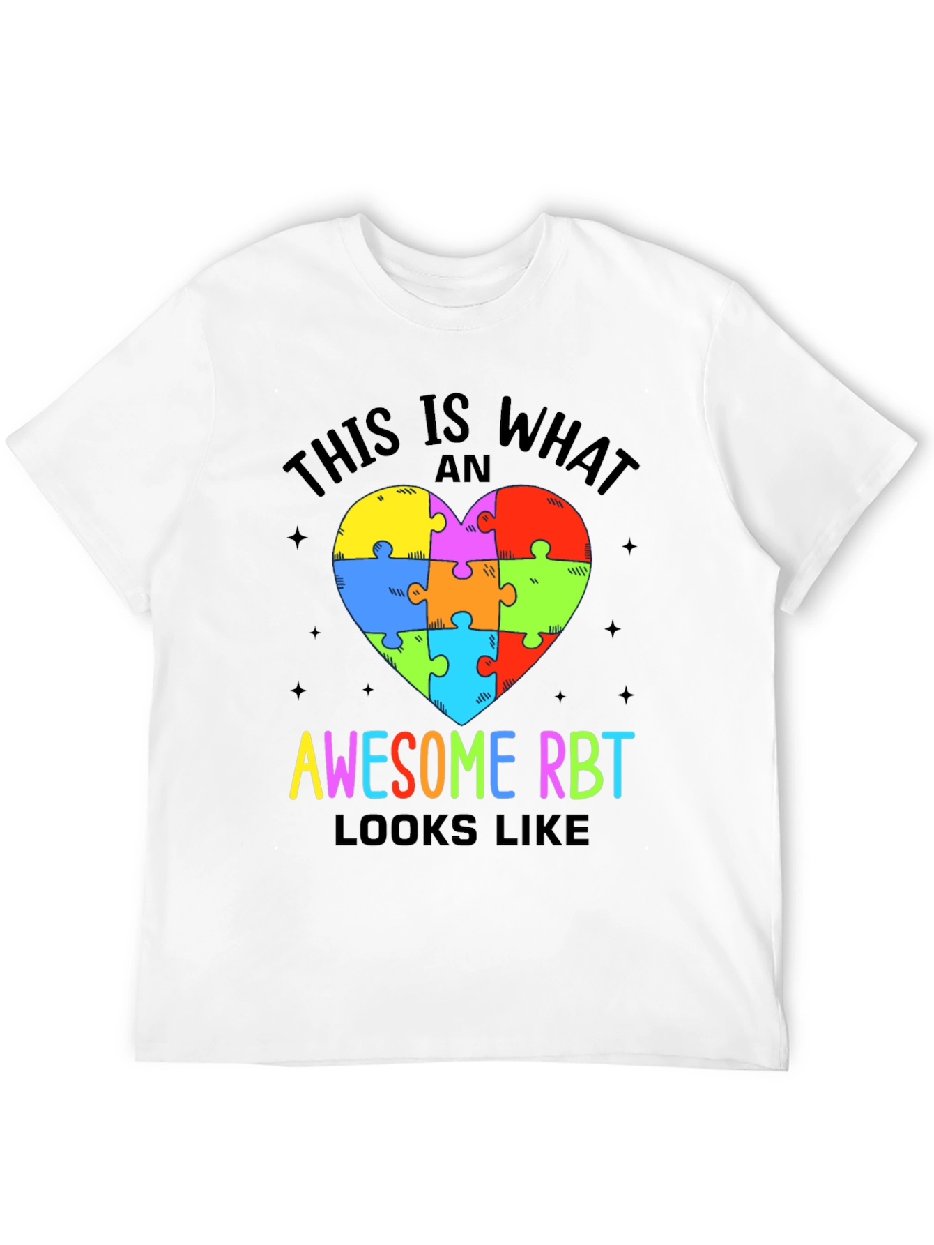 Awesome RBT Puzzle Heart T-Shirt