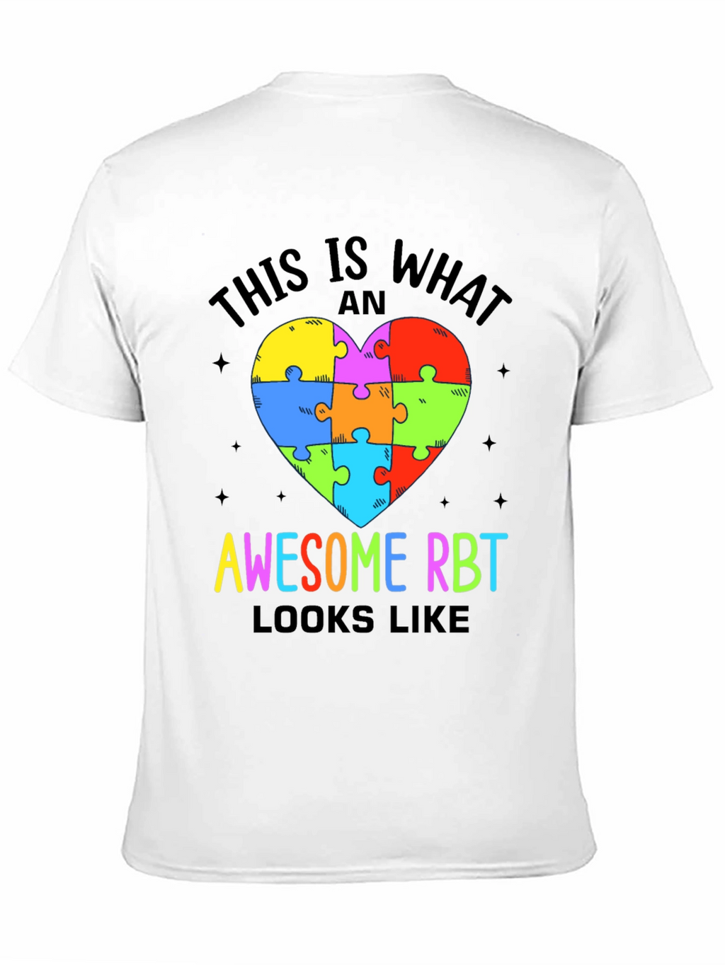 Awesome RBT Puzzle Heart T-Shirt