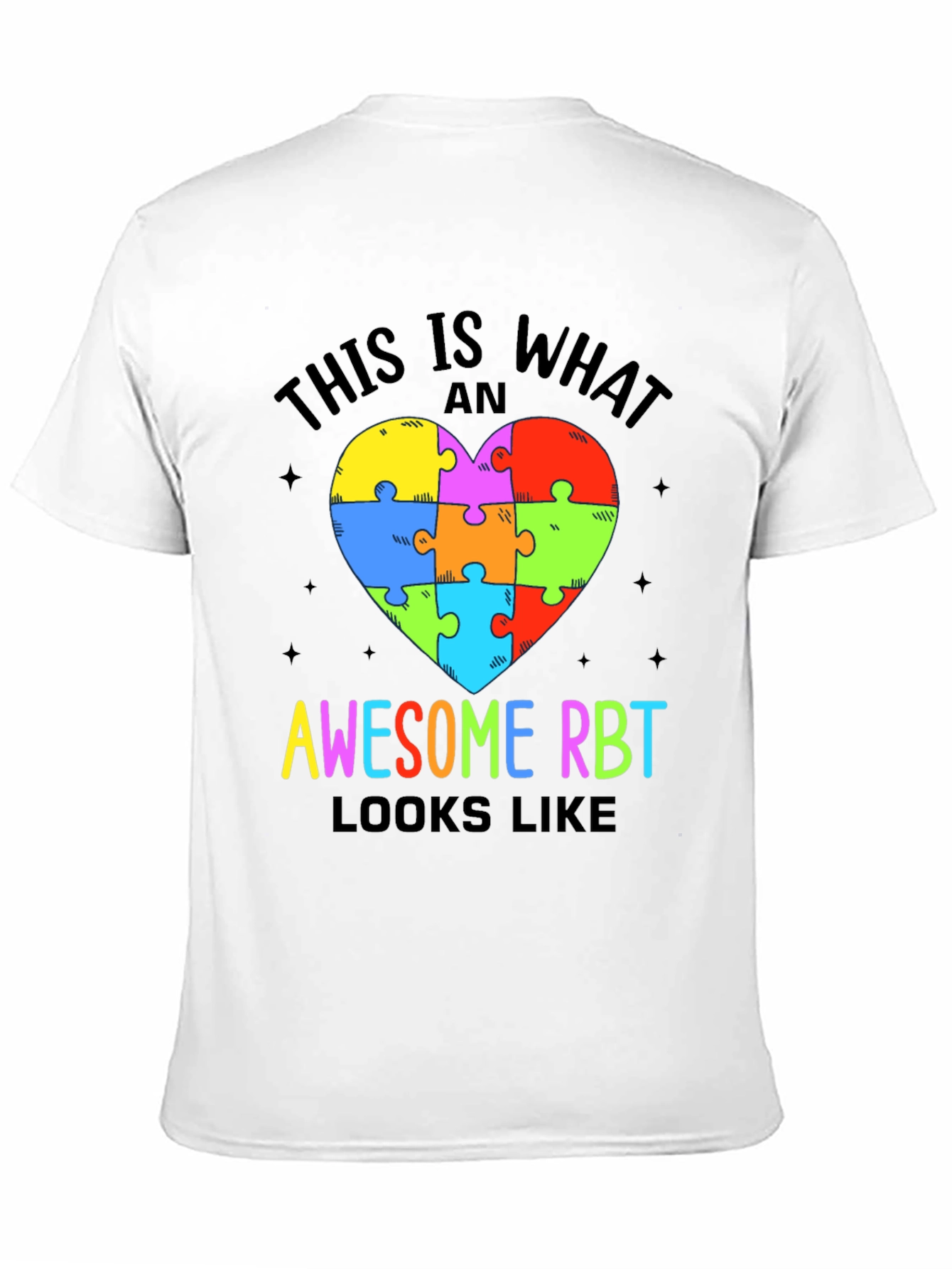 Awesome RBT Puzzle Heart T-Shirt