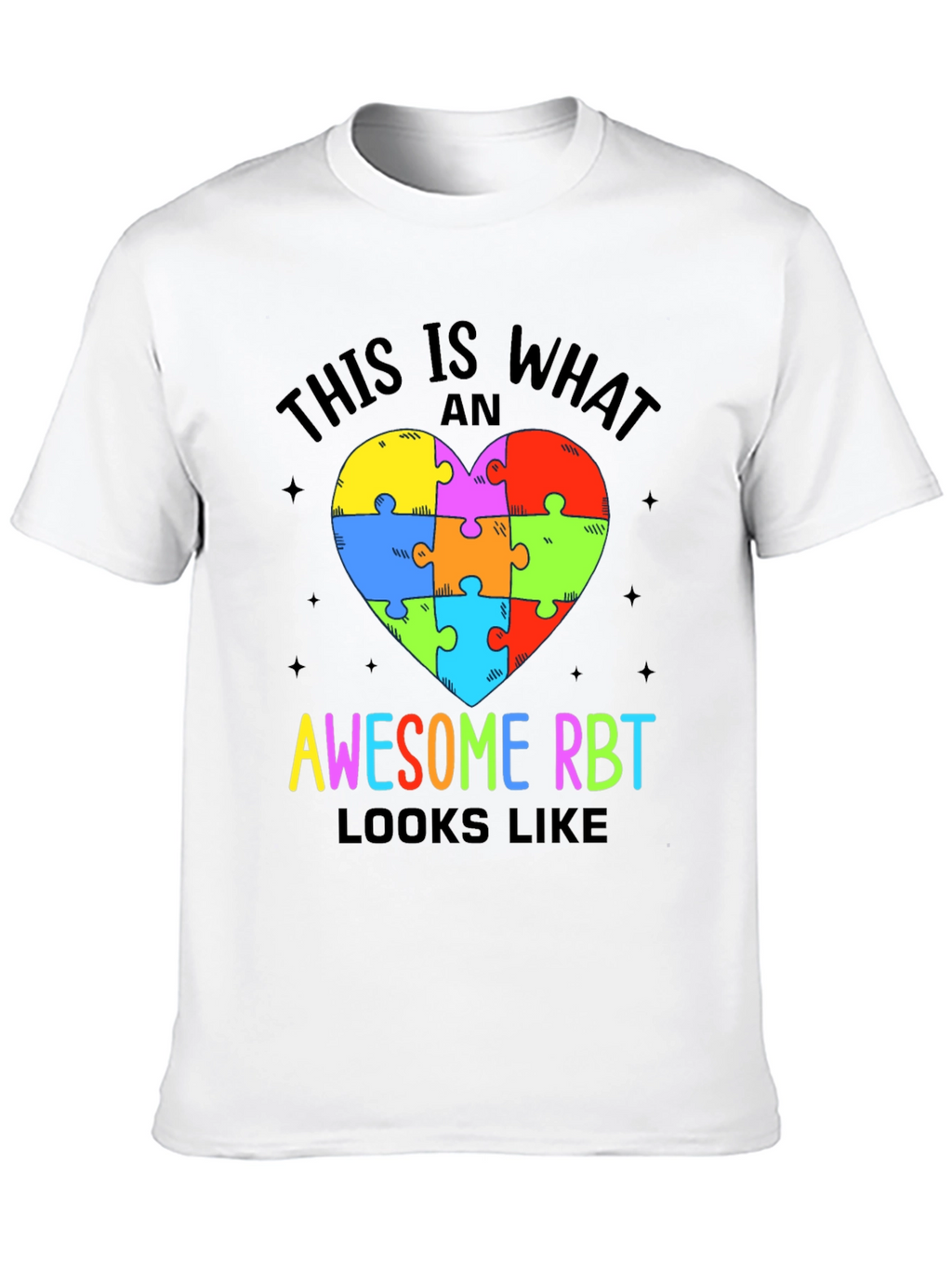 Awesome RBT Puzzle Heart T-Shirt