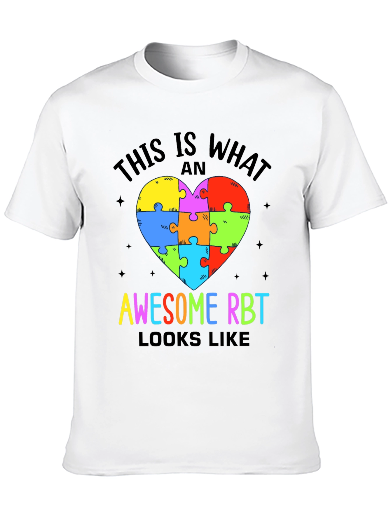 Awesome RBT Puzzle Heart T-Shirt