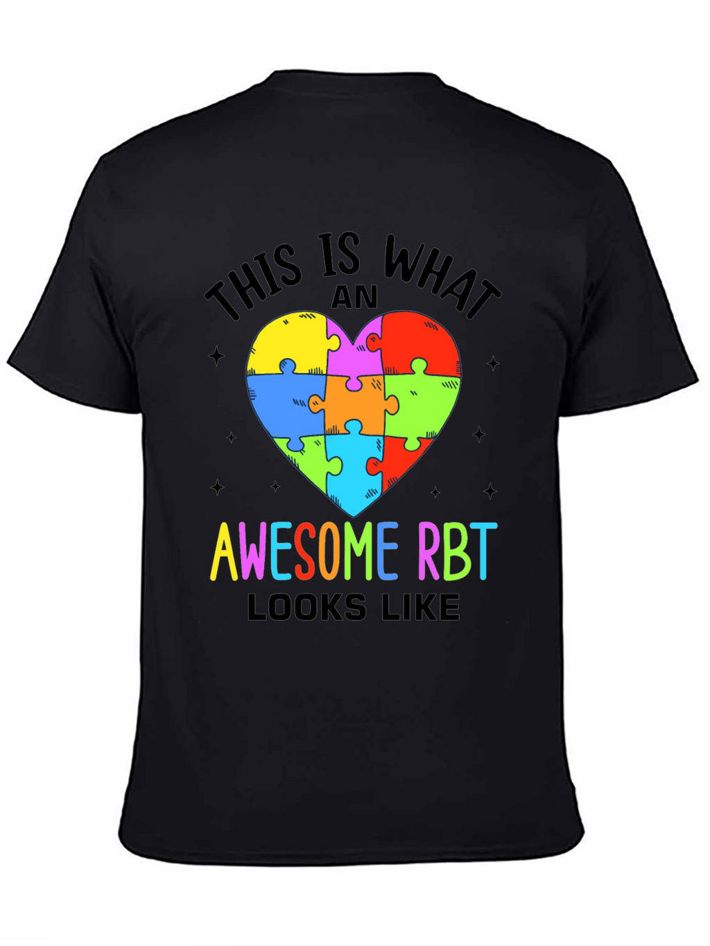 Awesome RBT Puzzle Heart T-Shirt