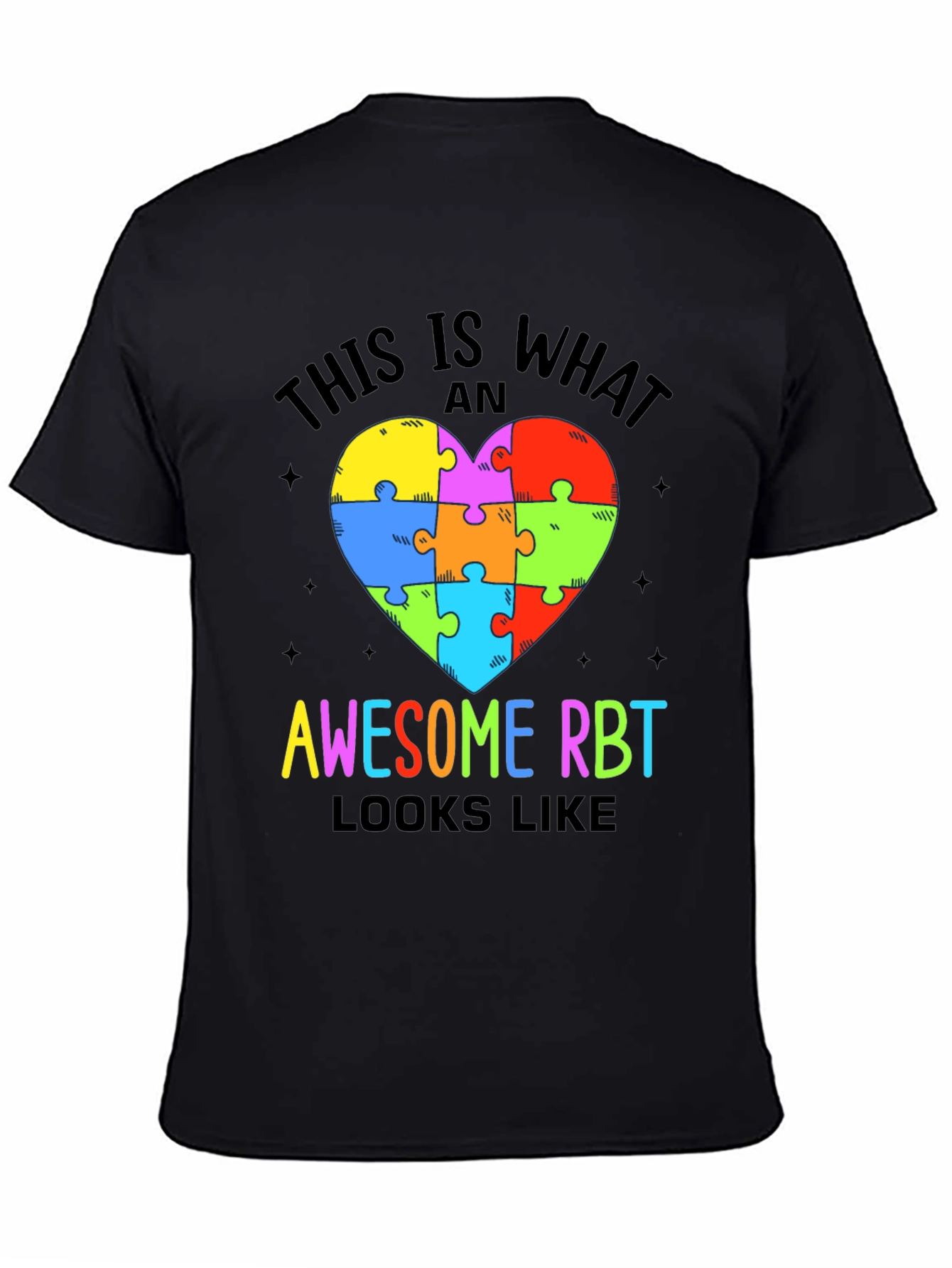 Awesome RBT Puzzle Heart T-Shirt