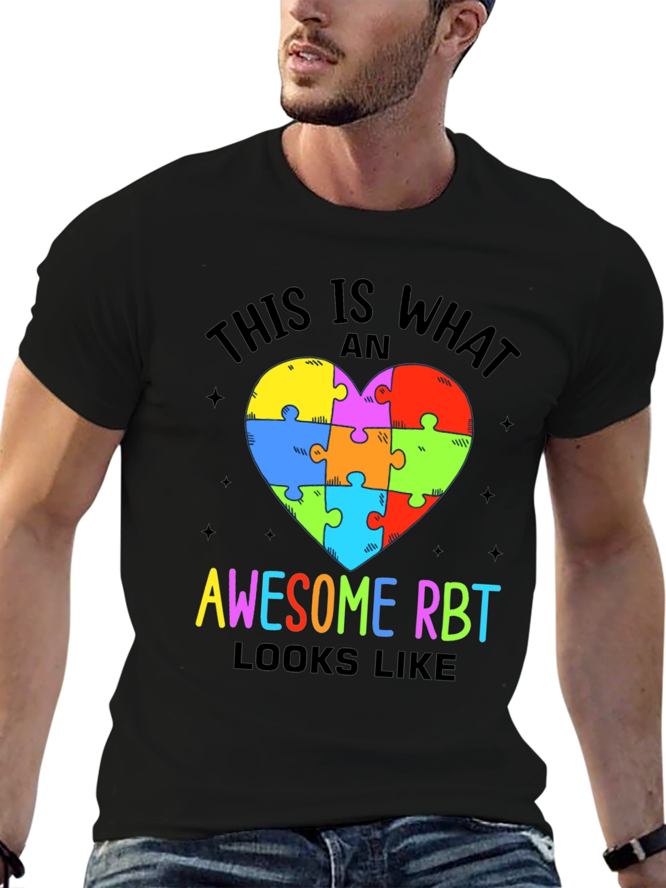 Awesome RBT Puzzle Heart T-Shirt