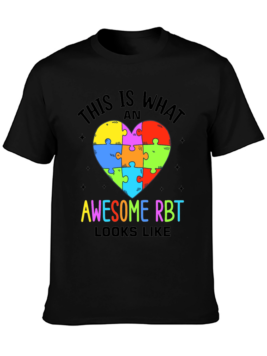 Awesome RBT Puzzle Heart T-Shirt