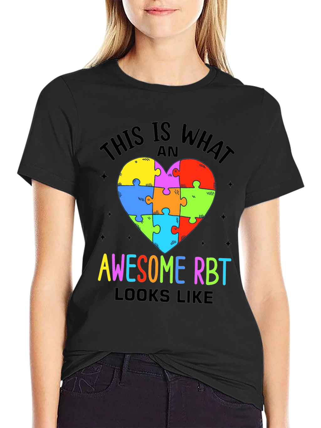 Awesome RBT Puzzle Heart T-Shirt