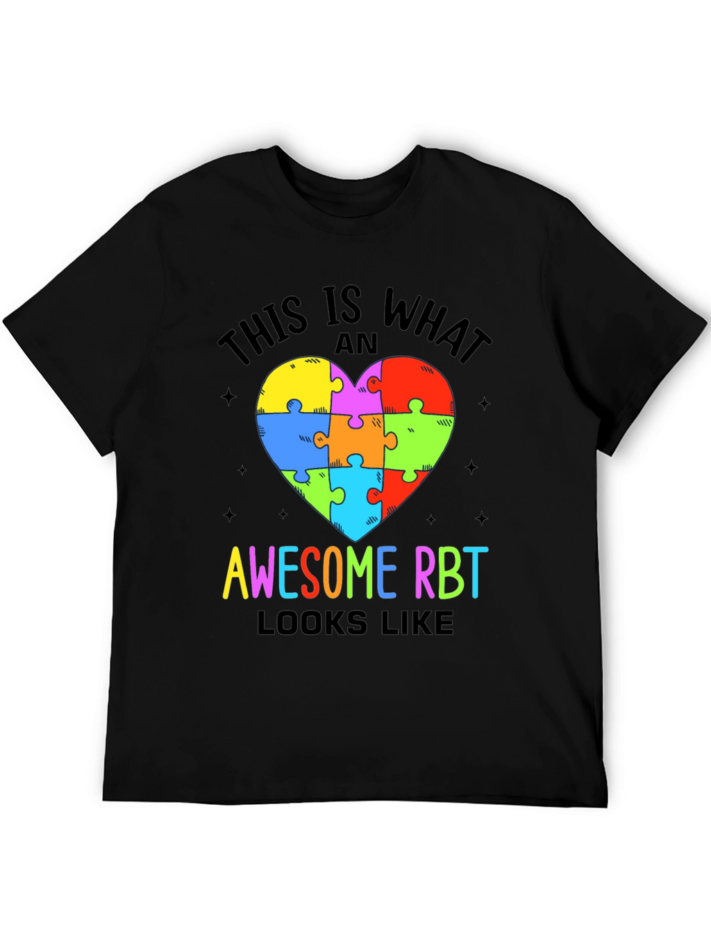 Awesome RBT Puzzle Heart T-Shirt