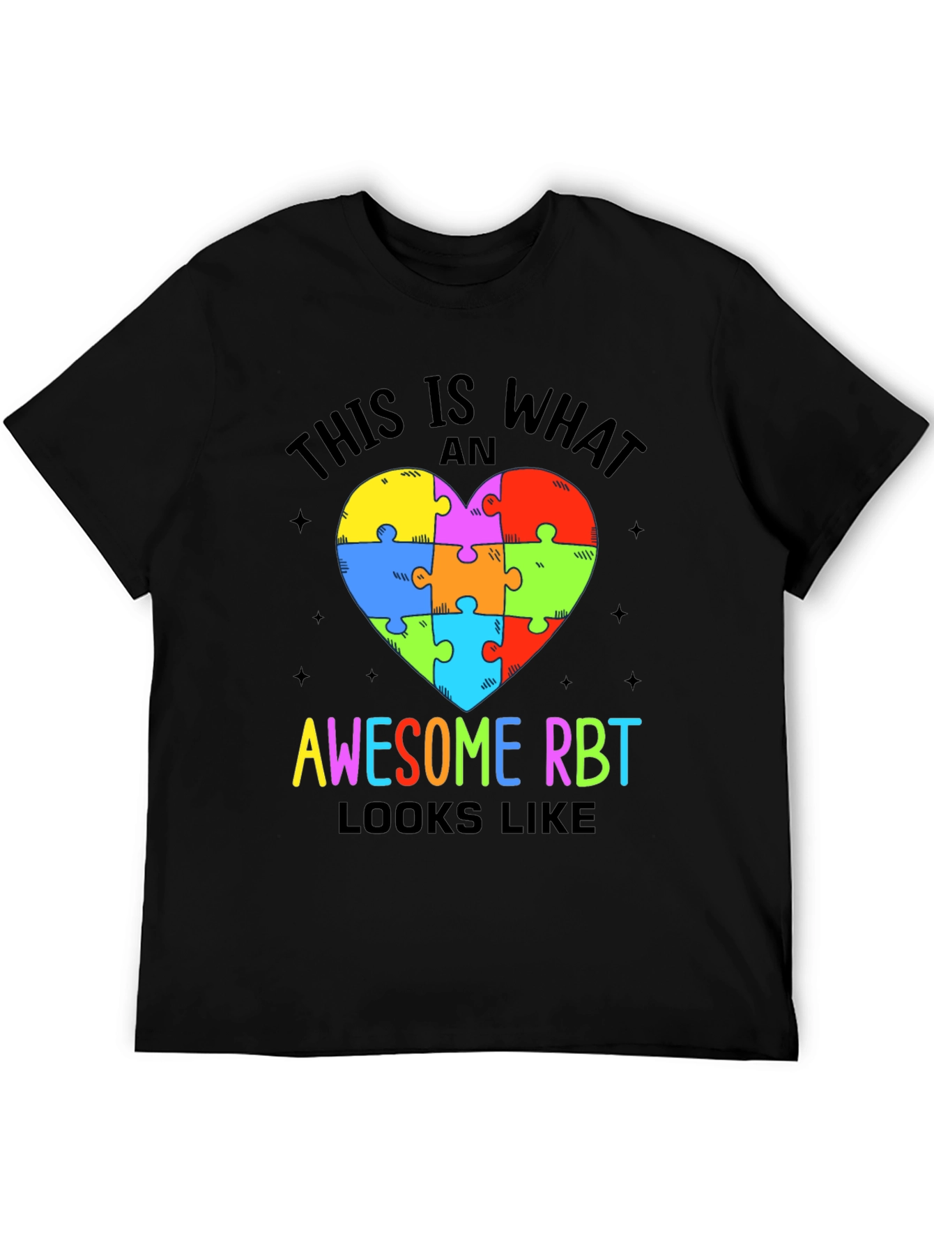 Awesome RBT Puzzle Heart T-Shirt