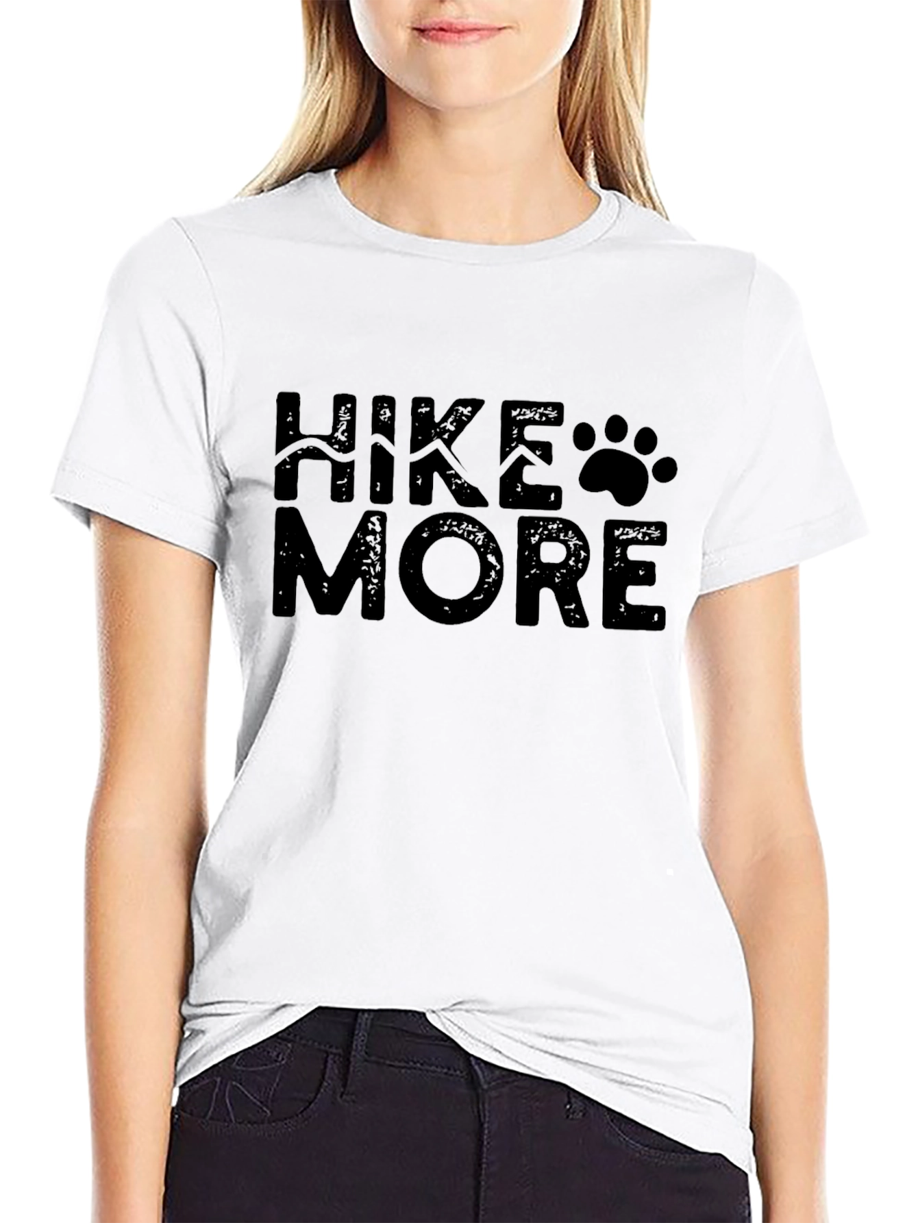 Hike More Graphic Tee - Black Casual Shirt