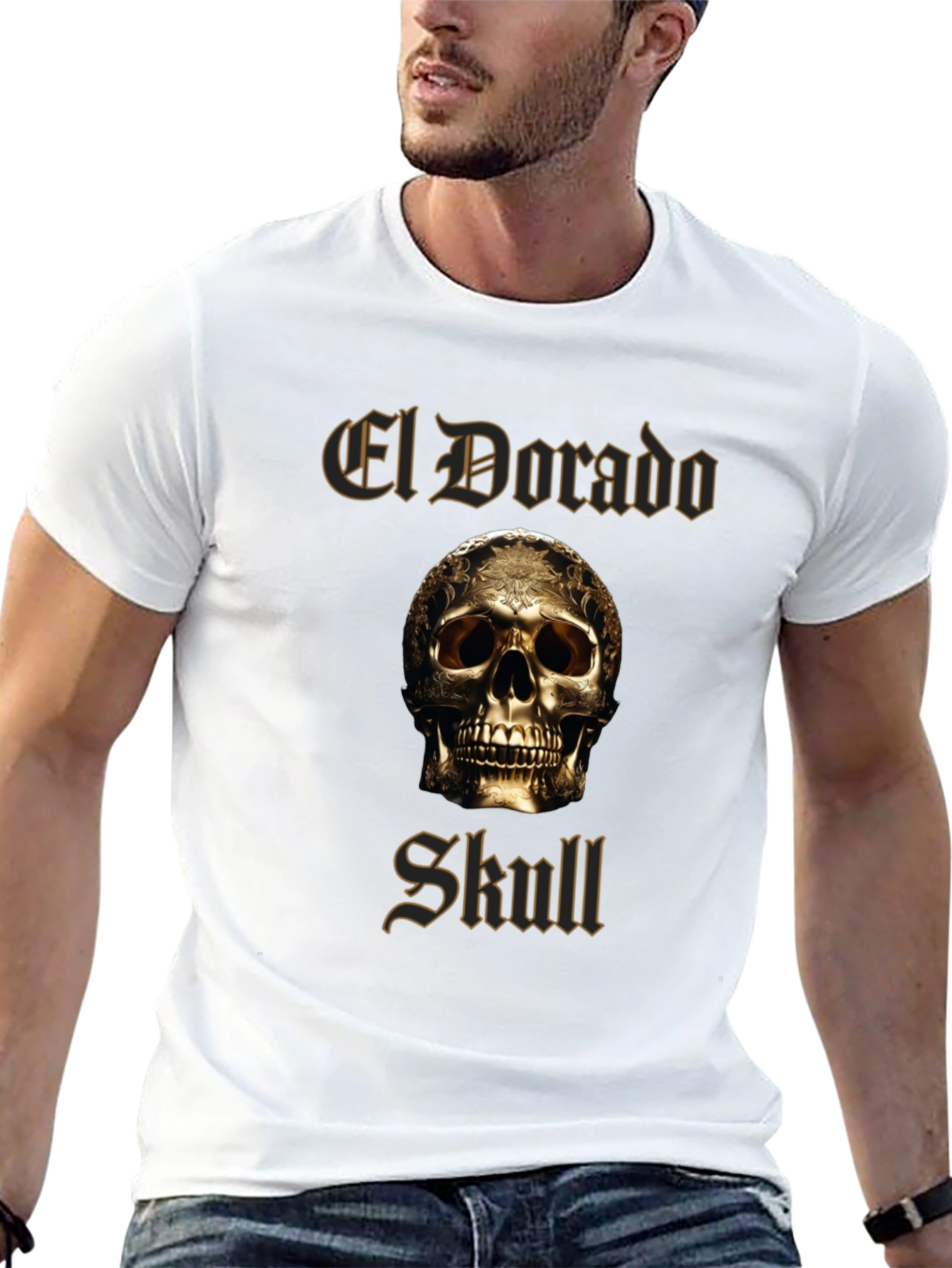 El Dorado Skull Graphic Tee - Premium Comfort