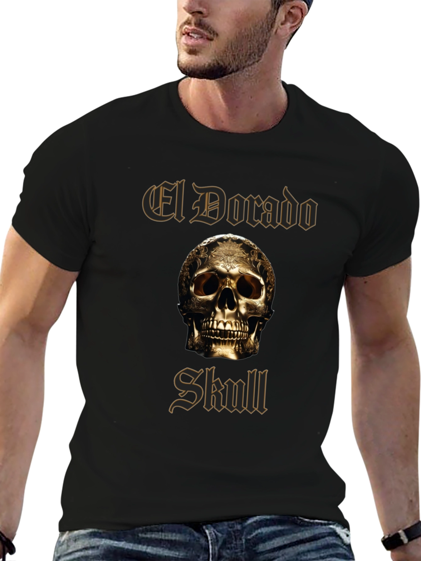 El Dorado Skull Graphic Tee - Premium Comfort