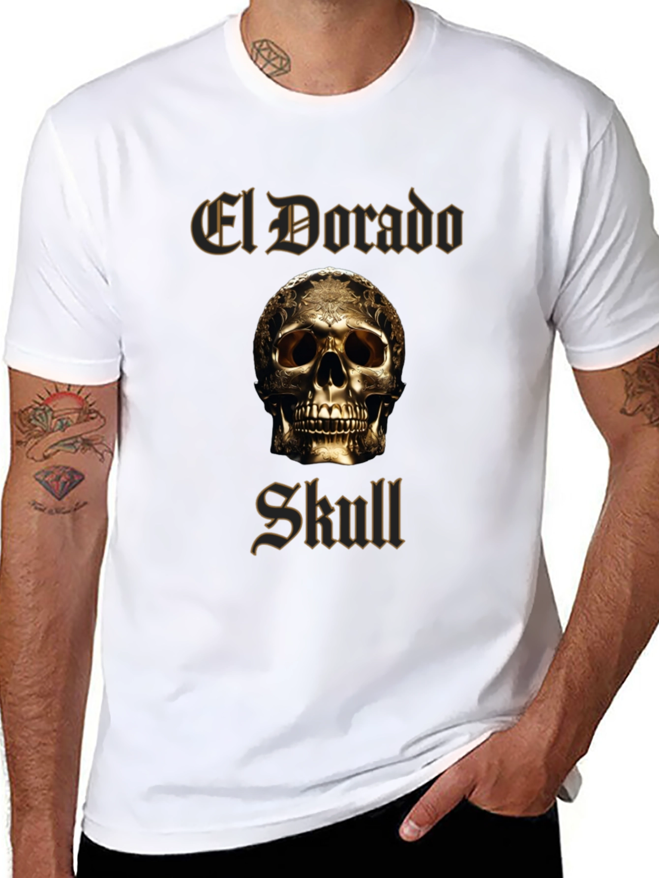 El Dorado Skull Graphic Tee - Premium Comfort