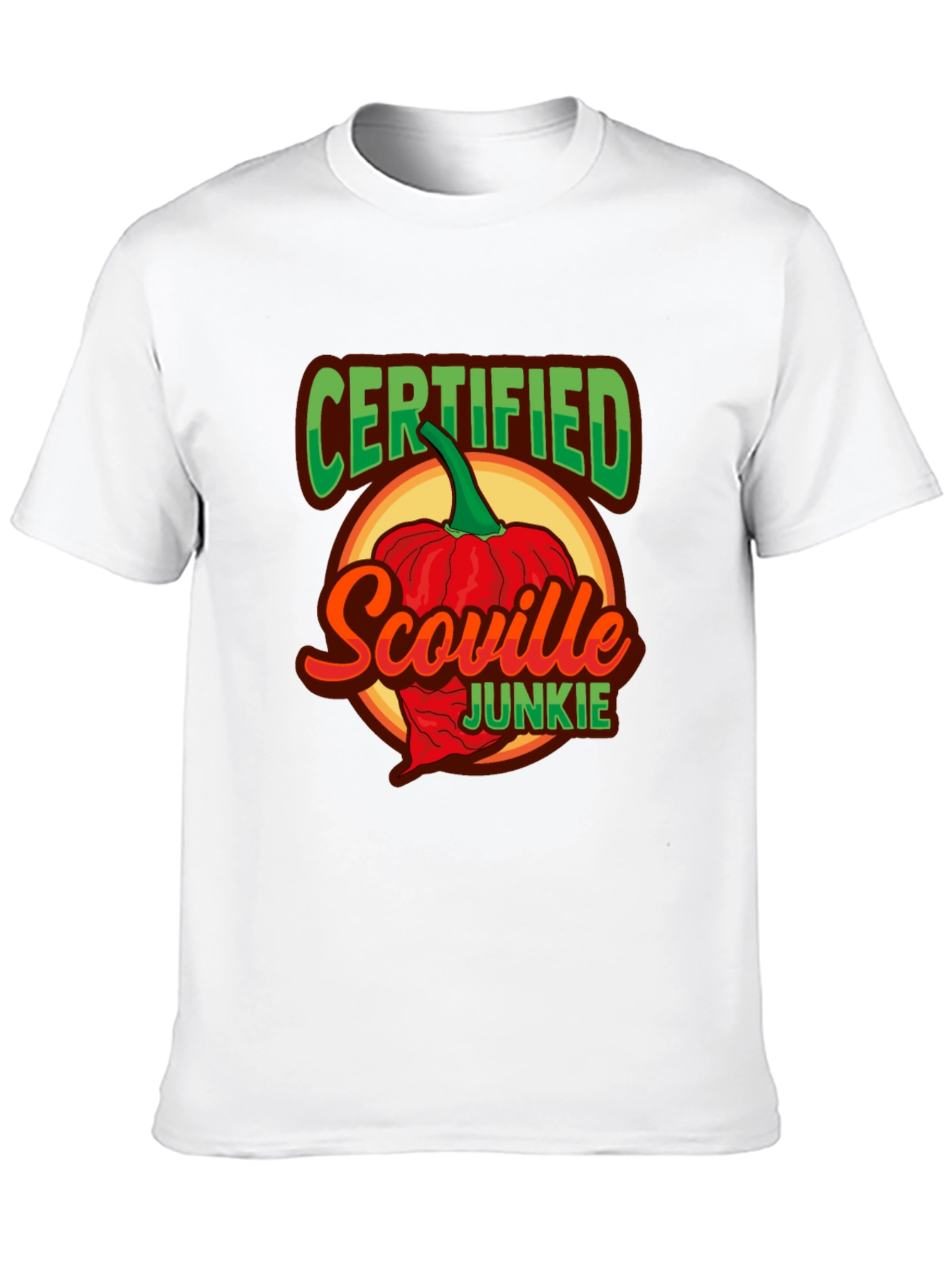 Certified Scoville Junkie Graphic T-Shirt - Spicy Food Lover