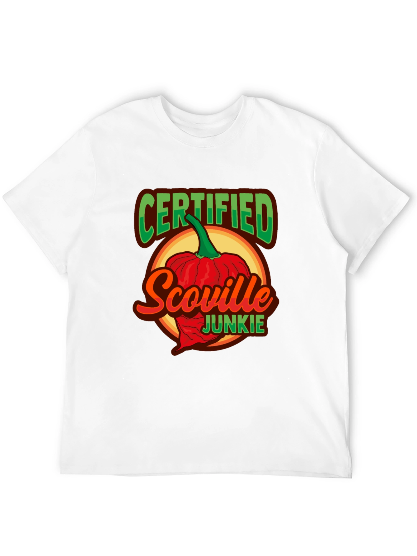 Certified Scoville Junkie Graphic T-Shirt - Spicy Food Lover