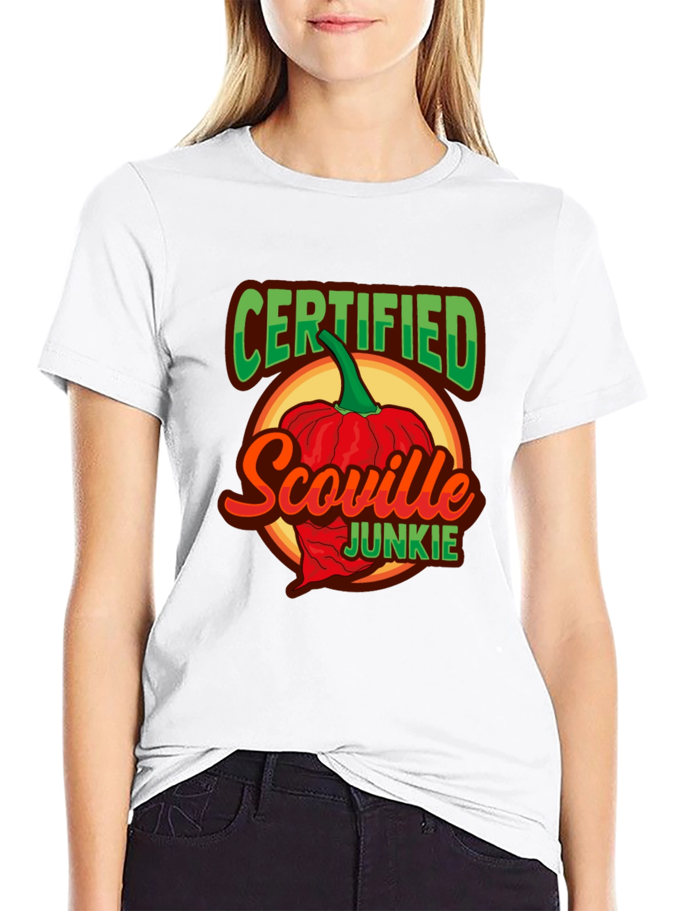Certified Scoville Junkie Graphic T-Shirt - Spicy Food Lover