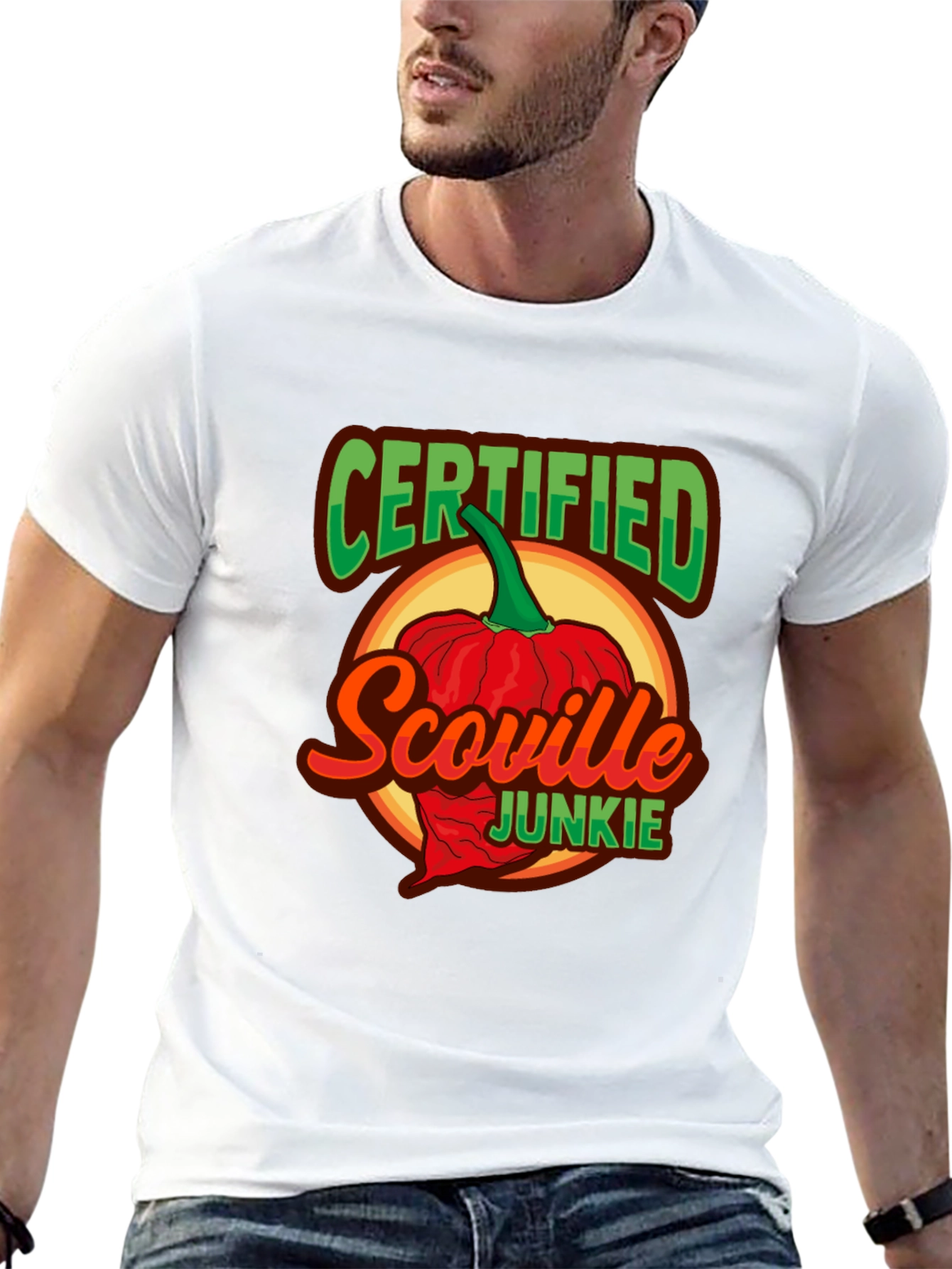 Certified Scoville Junkie Graphic T-Shirt - Spicy Food Lover