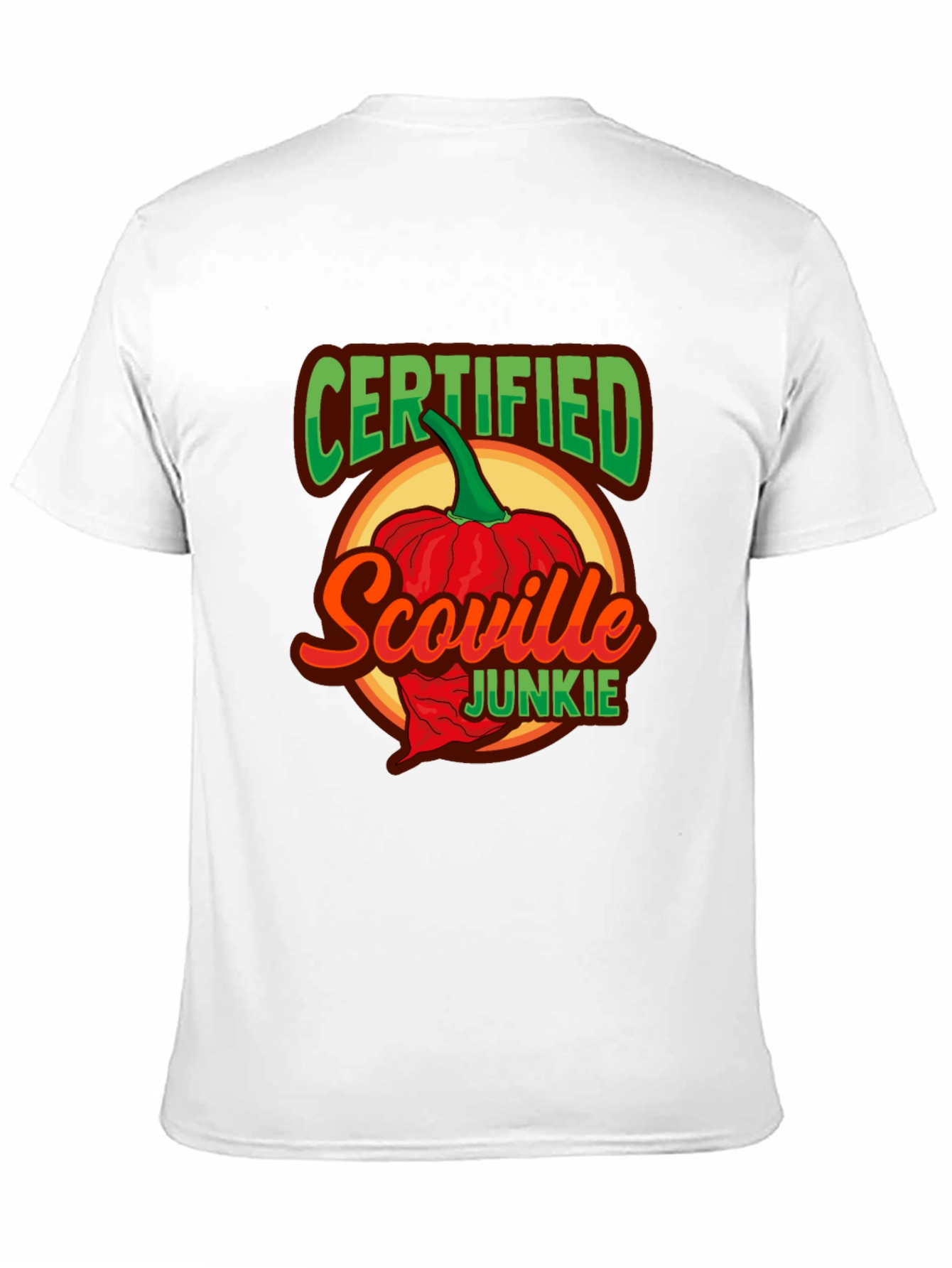 Certified Scoville Junkie Graphic T-Shirt - Spicy Food Lover