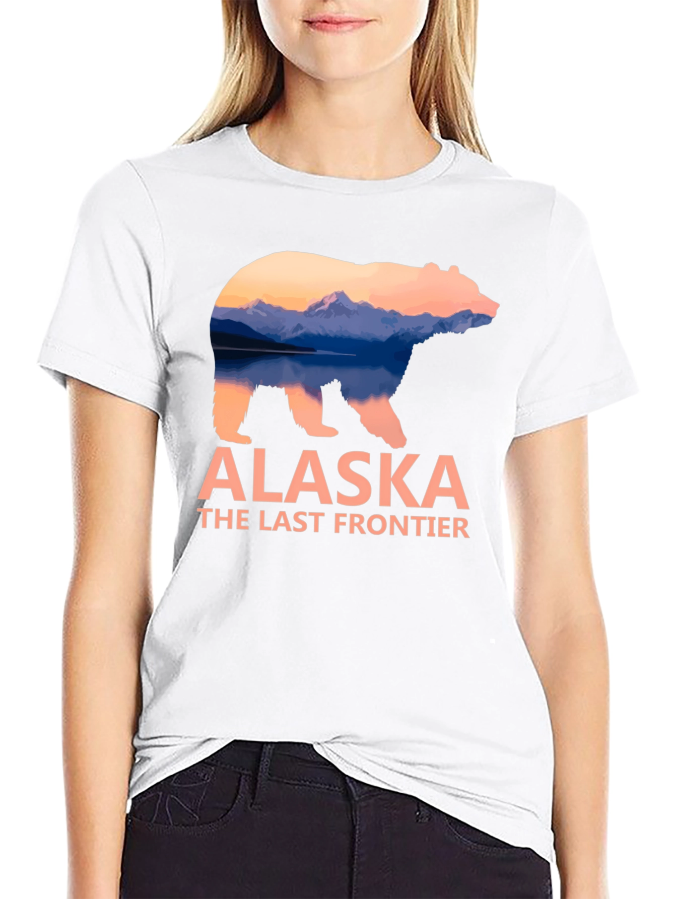 Alaska Bear Graphic T-Shirt - The Last Frontier
