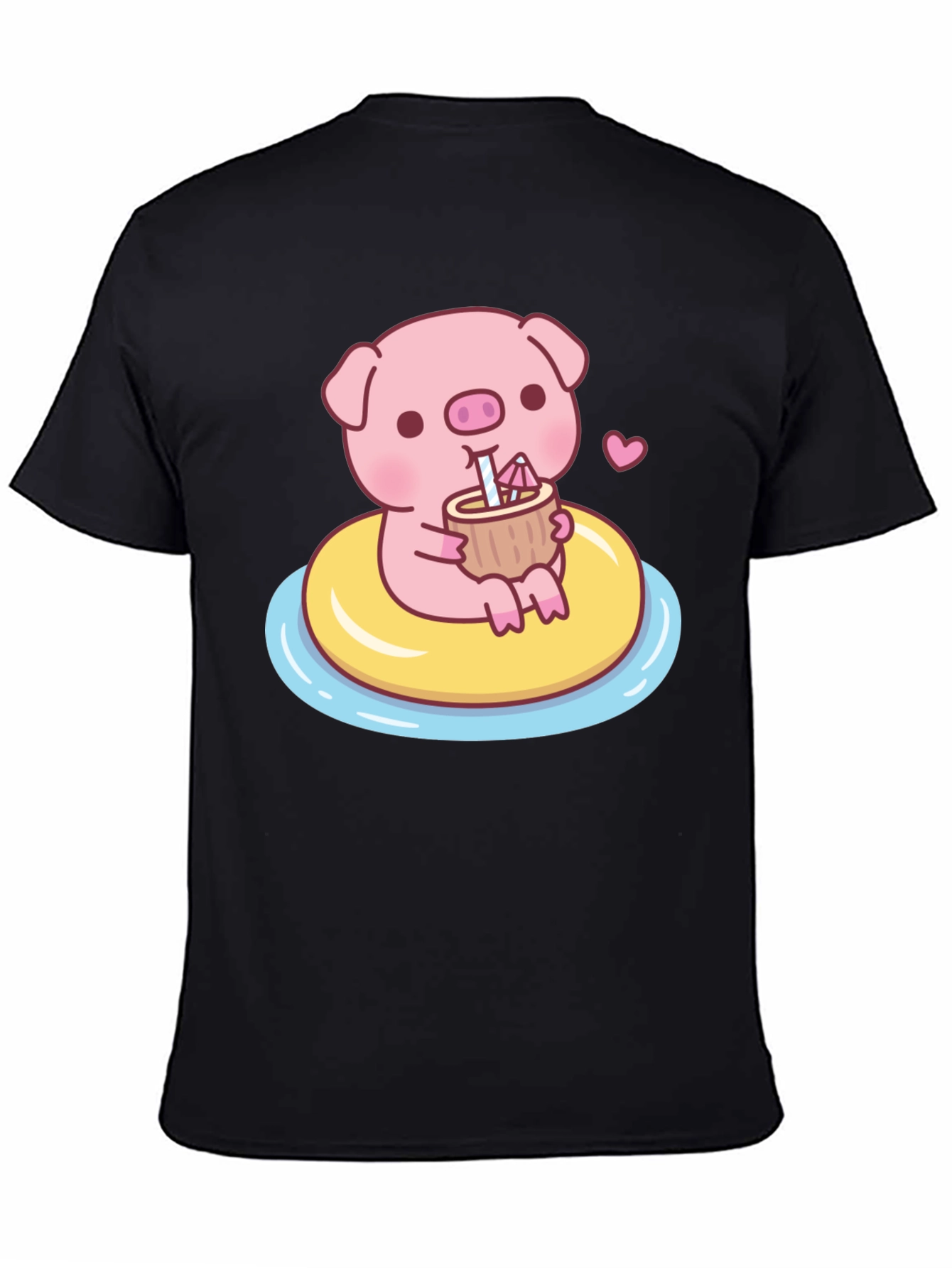Cute Pig T-Shirt - Summer Float Fun