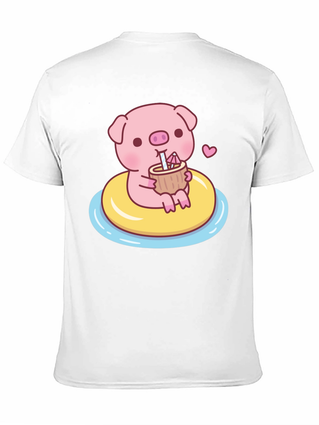 Cute Pig T-Shirt - Summer Float Fun