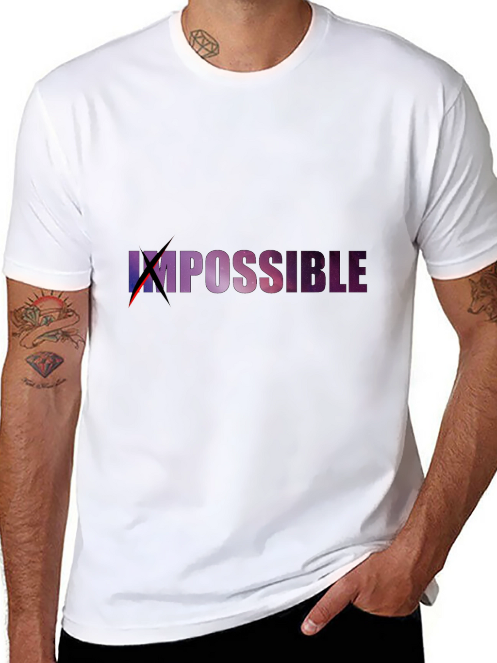 Impossible Possible Graphic Tee - Motivational T-Shirt