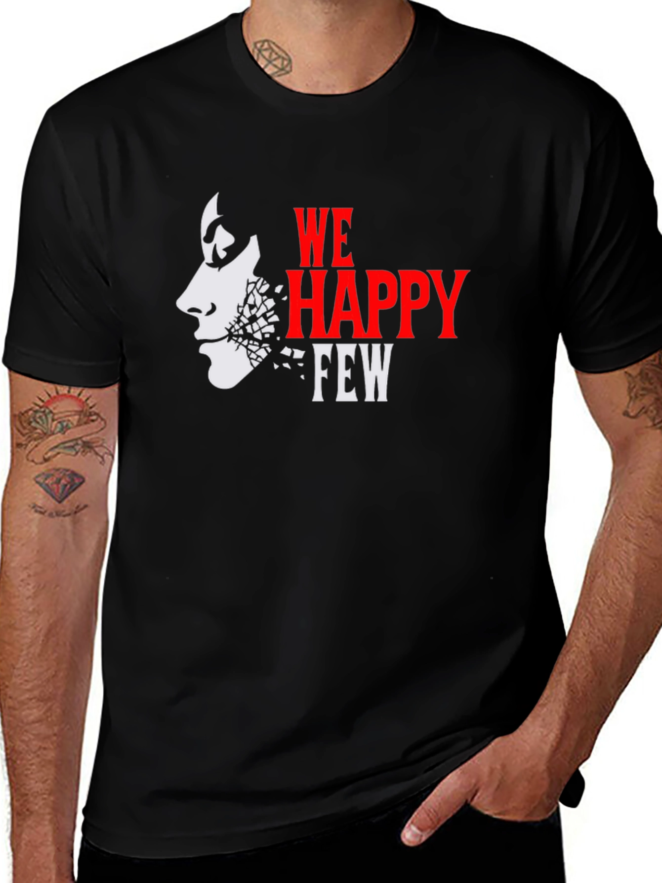 We Happy Few Graphic Tee - Black T-Shirt