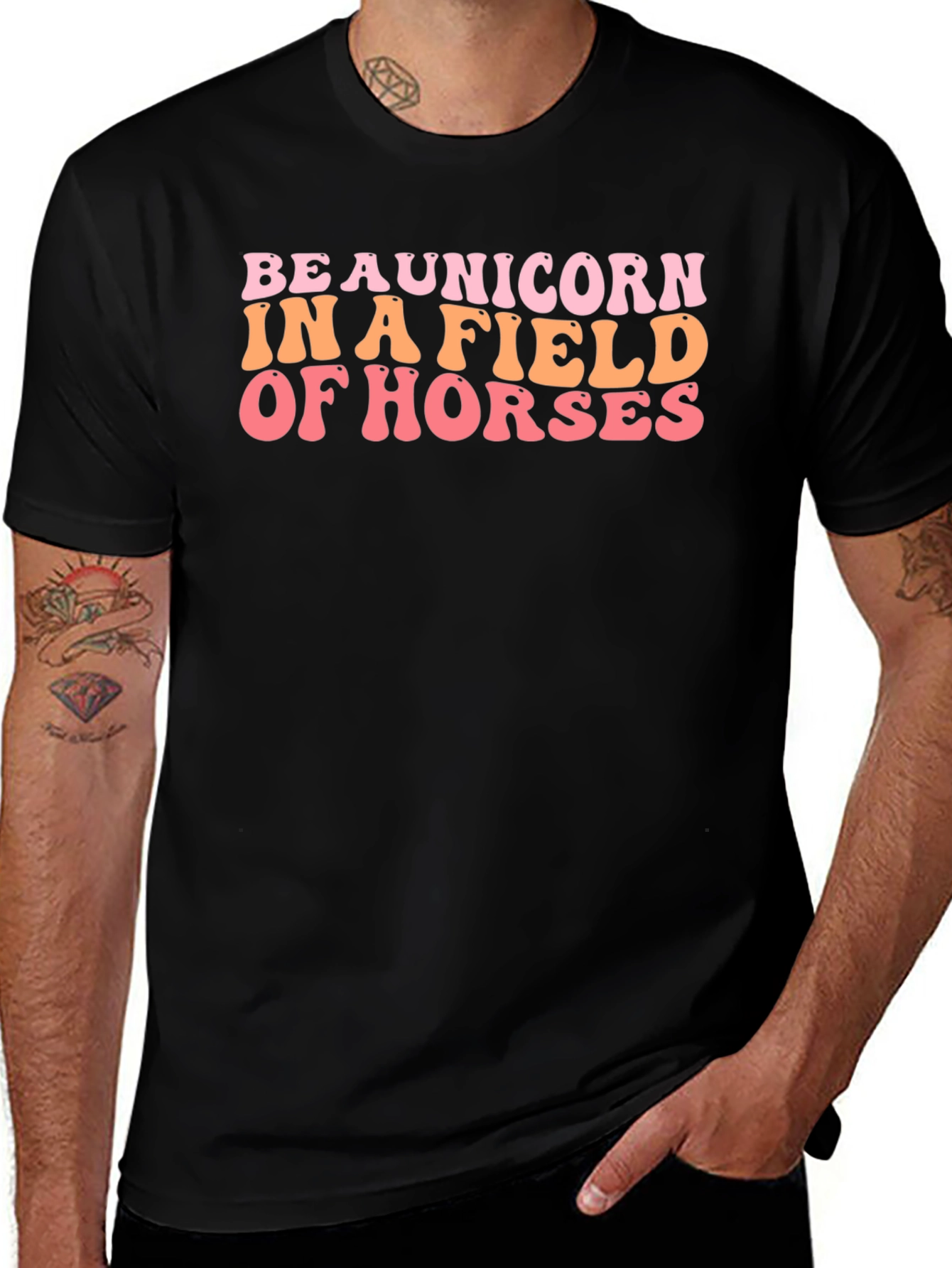 Be A Unicorn T-Shirt - Funny Graphic Tee