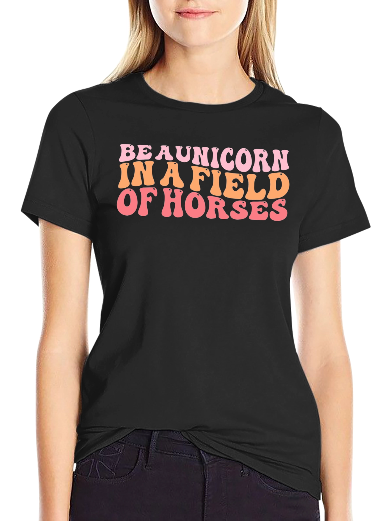 Be A Unicorn T-Shirt - Funny Graphic Tee