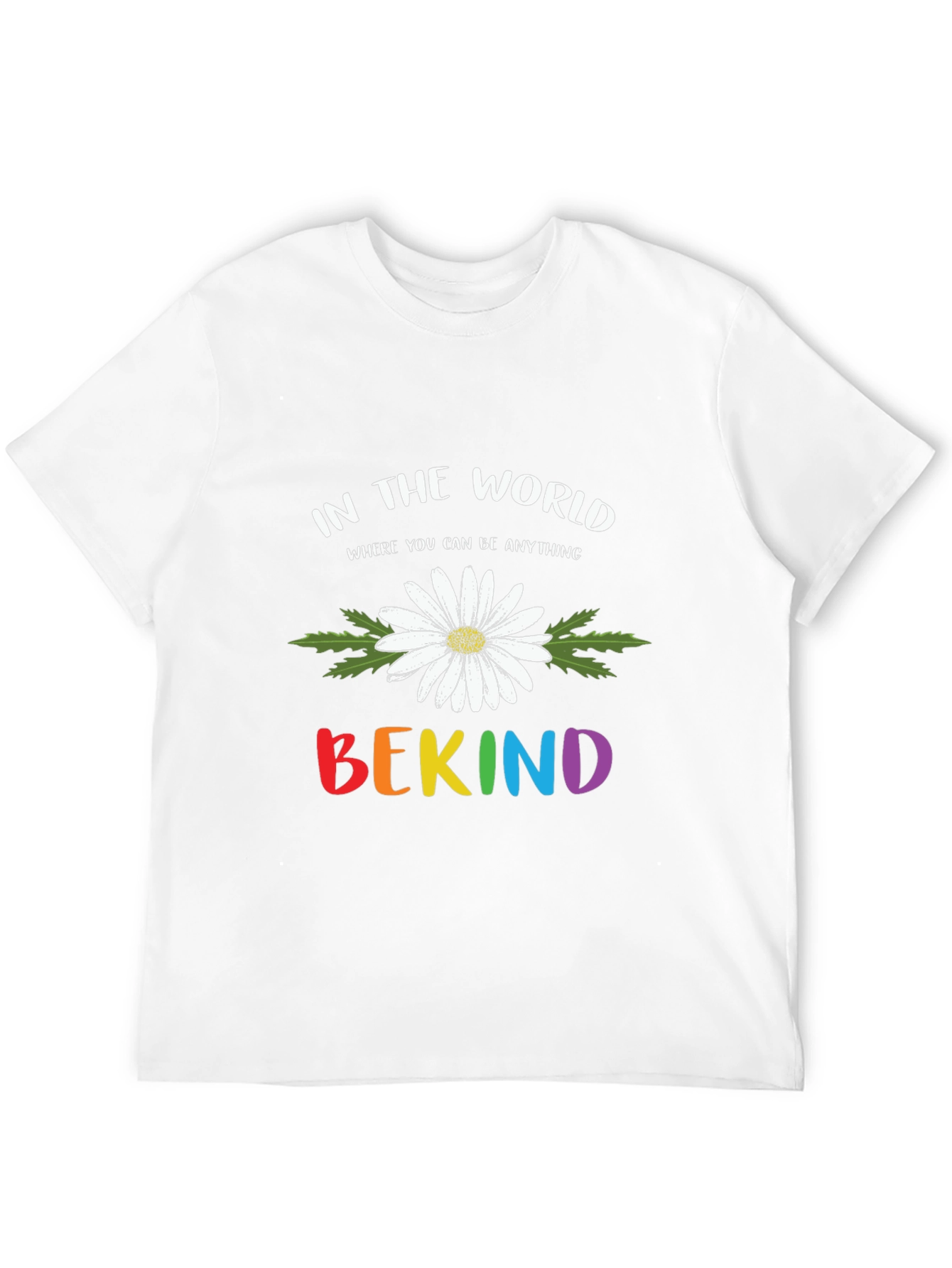 Be Kind Daisy Graphic Tee - Soft Cotton Blend