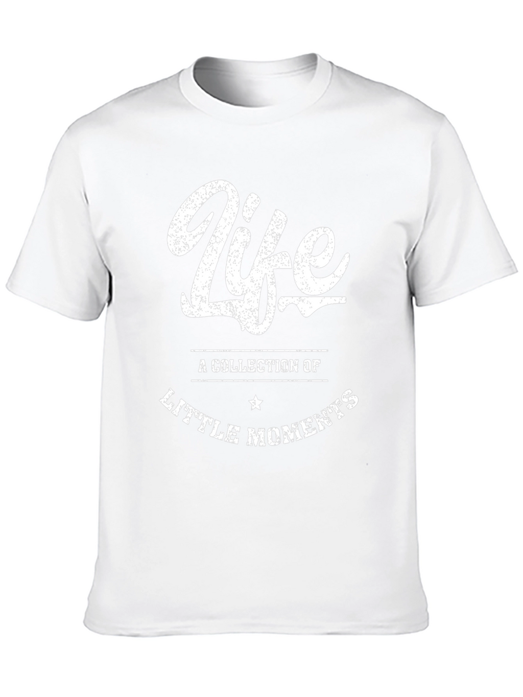 Life Little Moments Black Graphic Tee